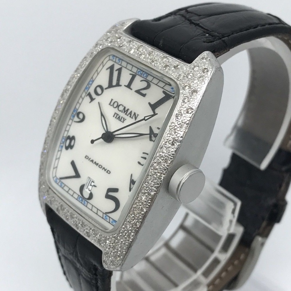 Authentic Ladies 488 black Locman factory diamond
